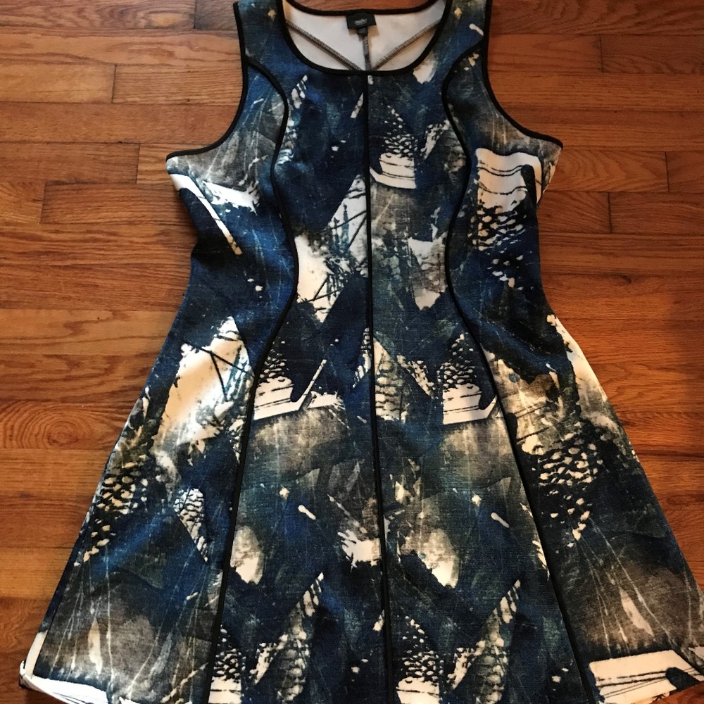 Fun and Flirty Plus-Size Sleeveless Flare Dress